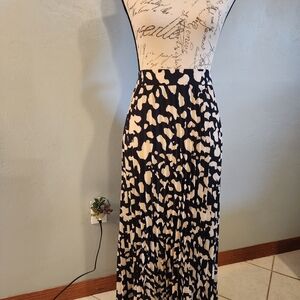 SHEIN Black and White Maxi Skirt